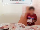 توزيع لحوم ضمن مشروع أجر وعافية